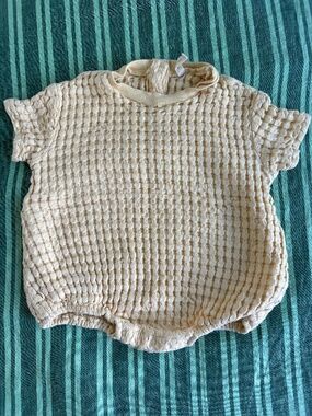 Butter Cream Quincy Mae Onesie
